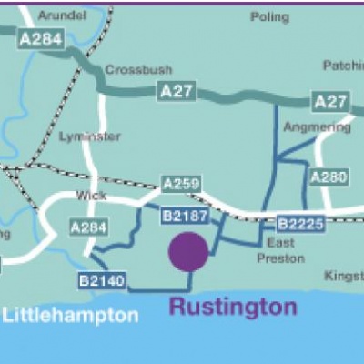 Rustington Map