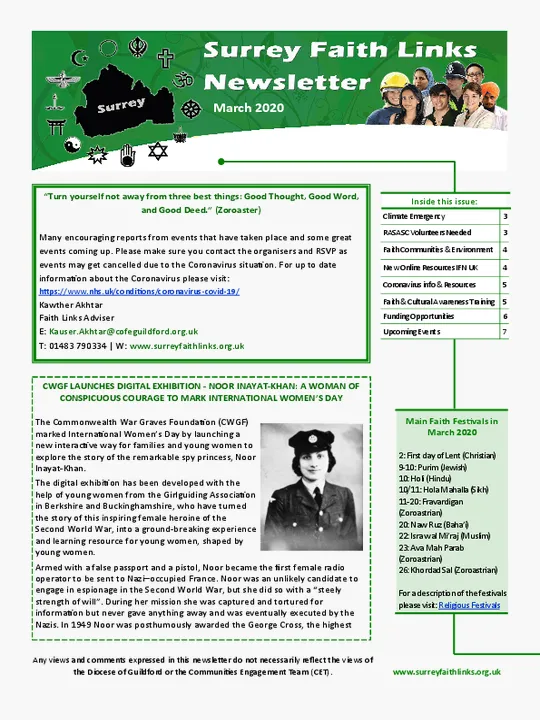 SFL Newsletter March 2020