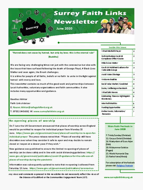 SFL Newsletter June 2020