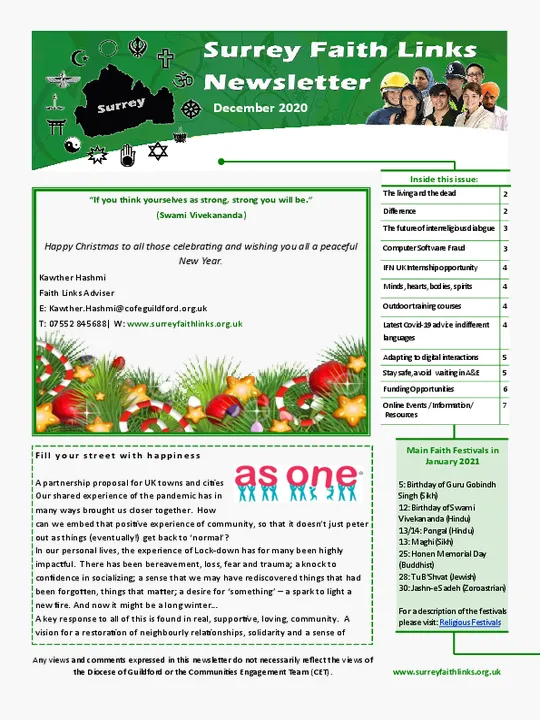 SFL Newsletter December 2020