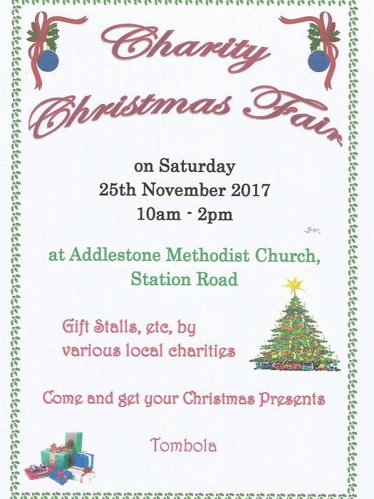 Addlestone Charity Christmas Fair - 2017