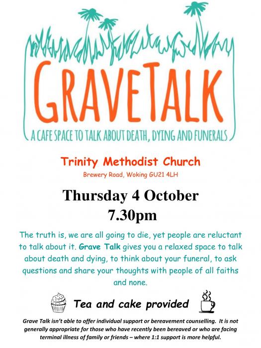 Grave Talk Poster Trinity Oct 2018