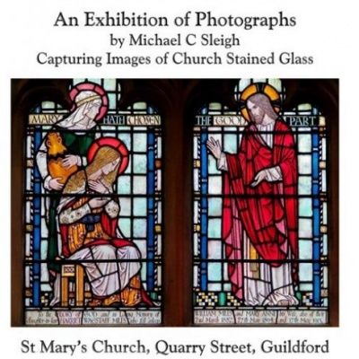 Stained glass poster