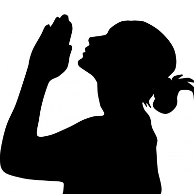 Woman praying